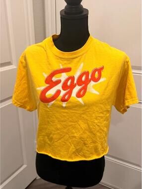 Kellogg's Eggo Yellow Graphic T-Shirt Medium